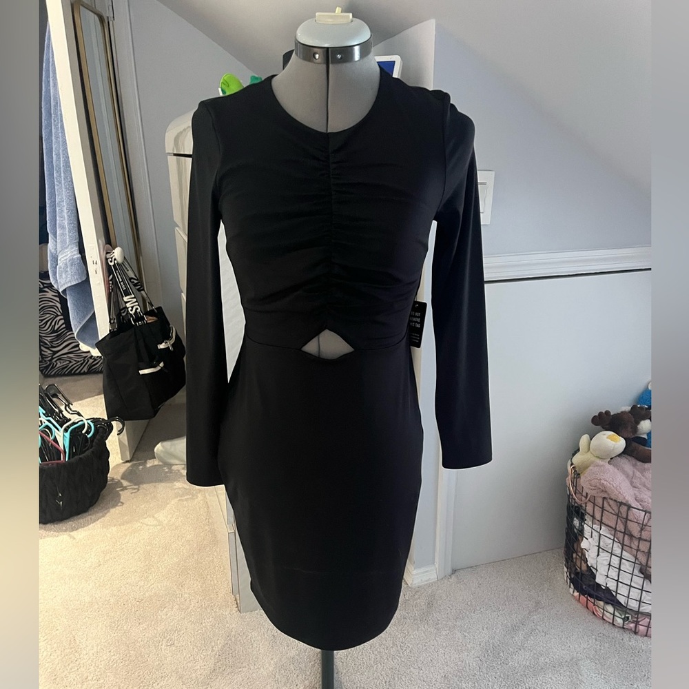 Express Long Sleeve Midi Dress